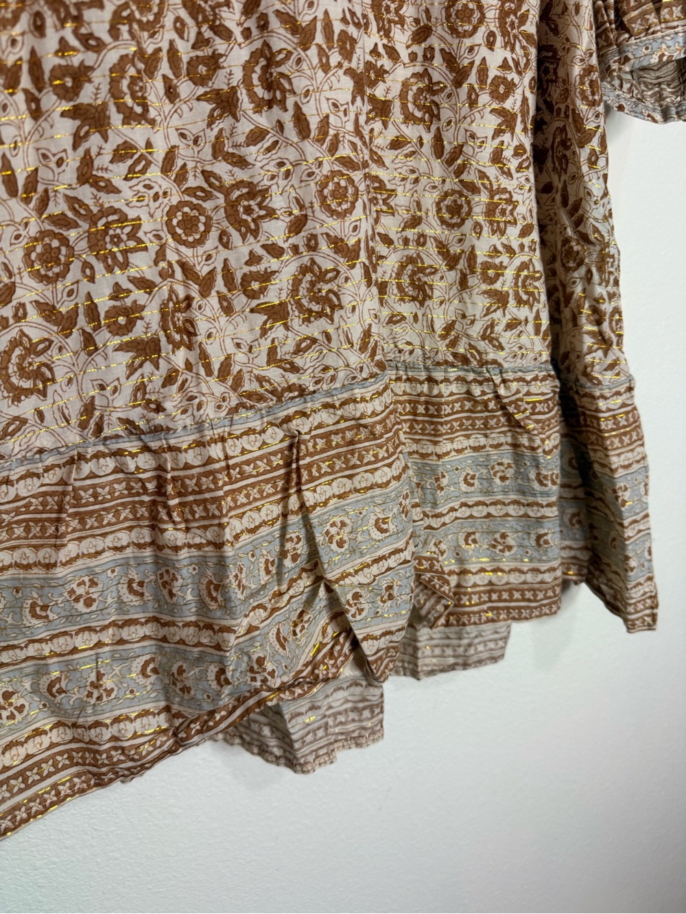 CLEOBELLA Rosy Mini Dress in Tamil Block Print Sz S - Picture 7 of 10
